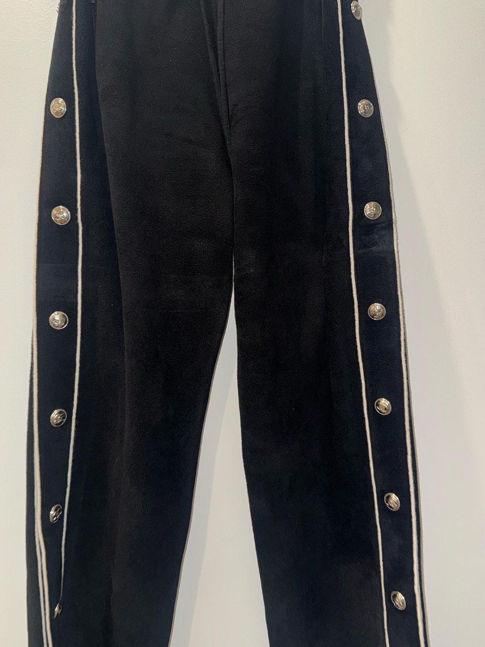 CHANEL tracksuit with LOGO BUTTON SNAP DETAIL